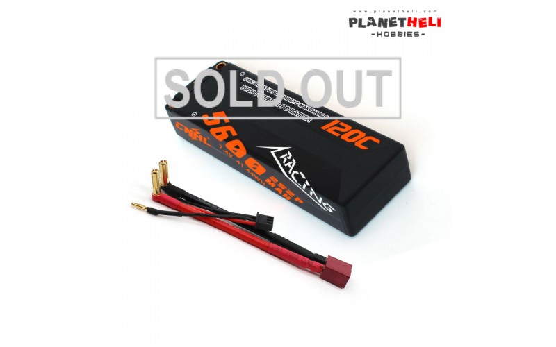 CNHL Racing Series 5600MAH 7.4V 2S 120C Lipo Battery Hard Case Car with Deans Plug
